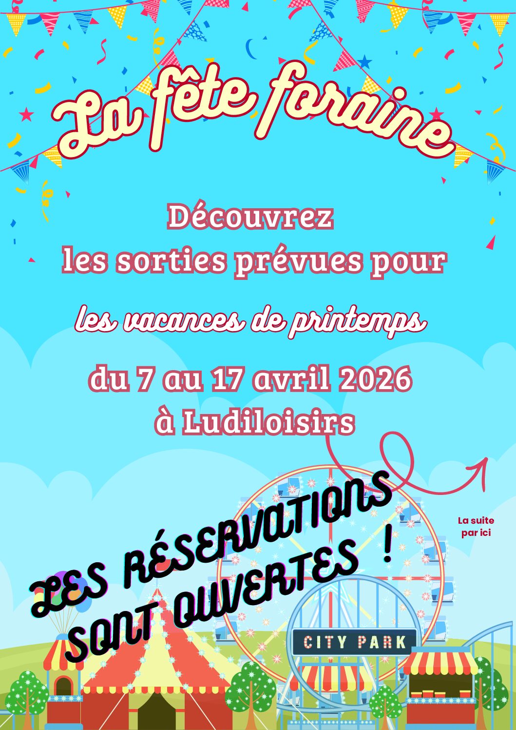 Programme vacances de Printemps